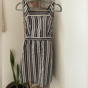 Madewell Striped Apron Dress